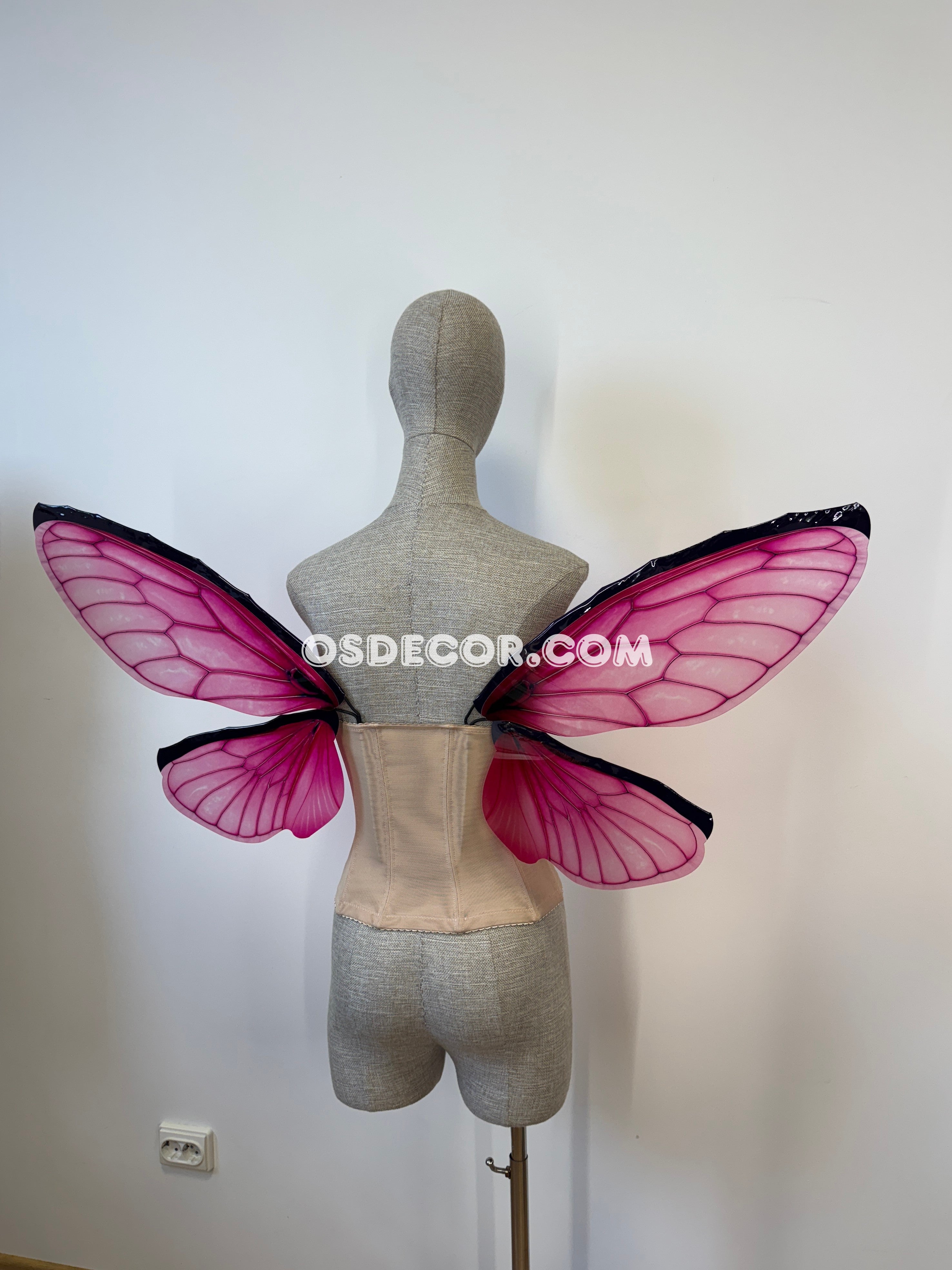 Pink Butterfly Fairy Elf Wings