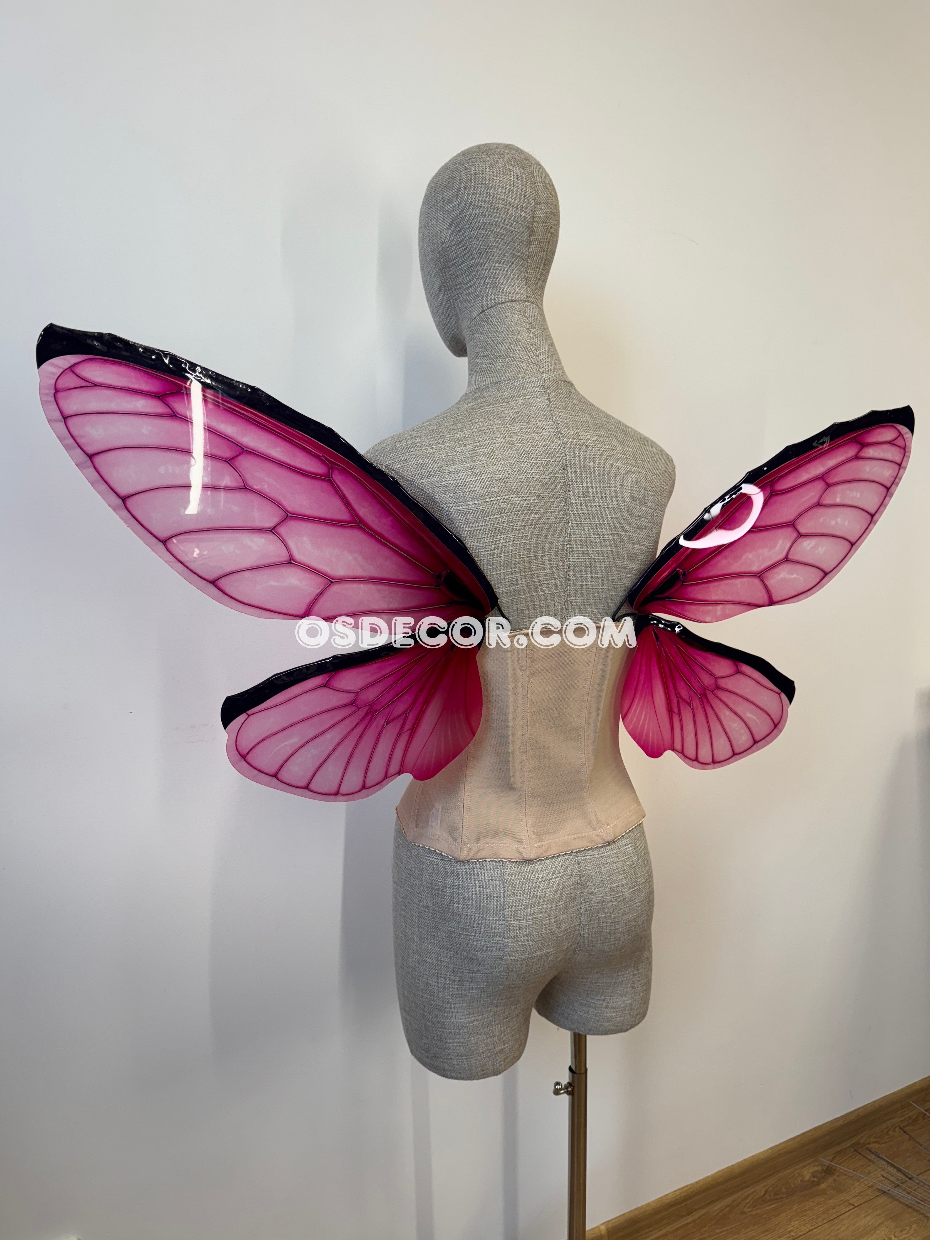 Pink Butterfly Fairy Elf Wings