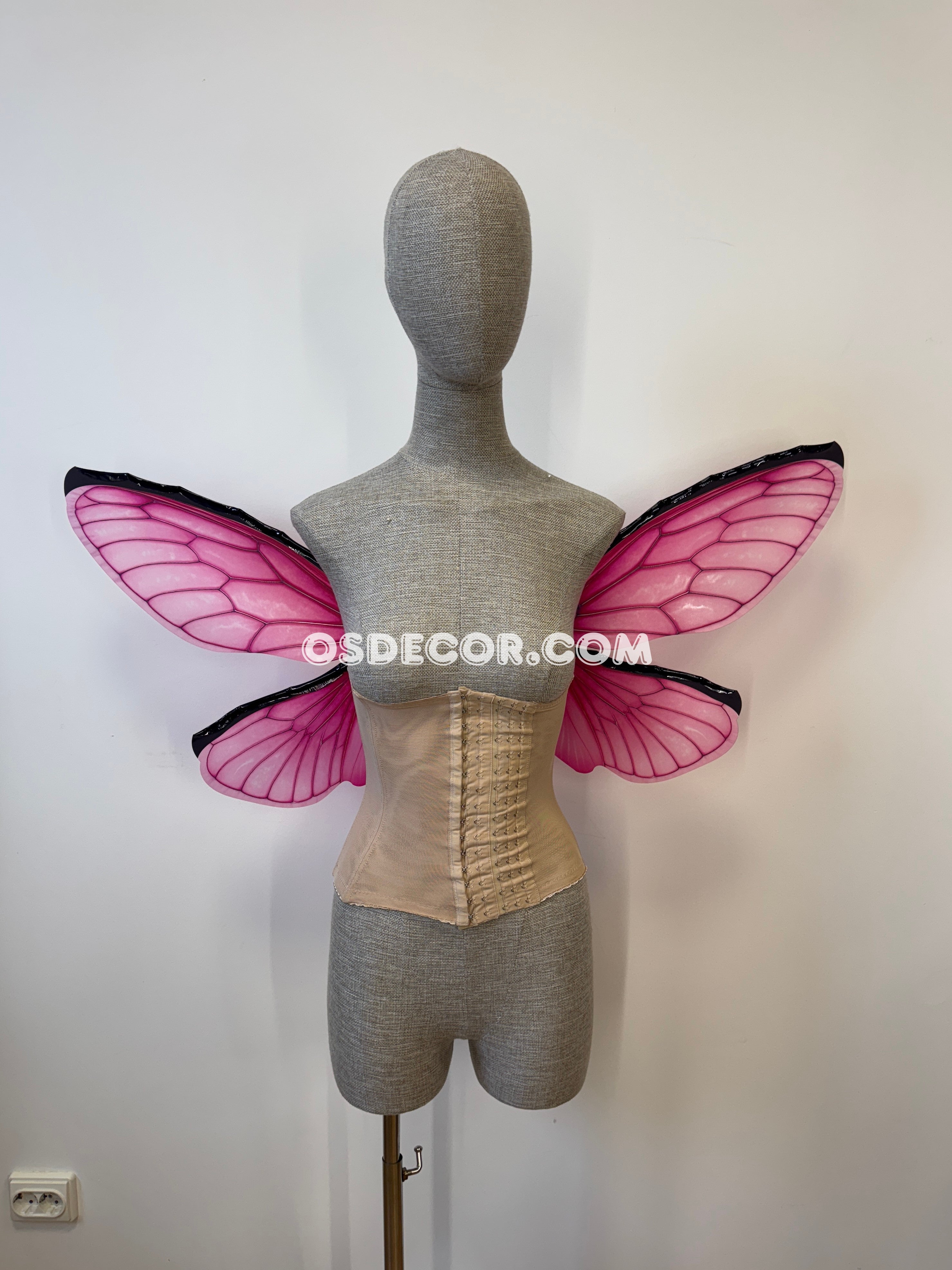 Pink Butterfly Fairy Elf Wings