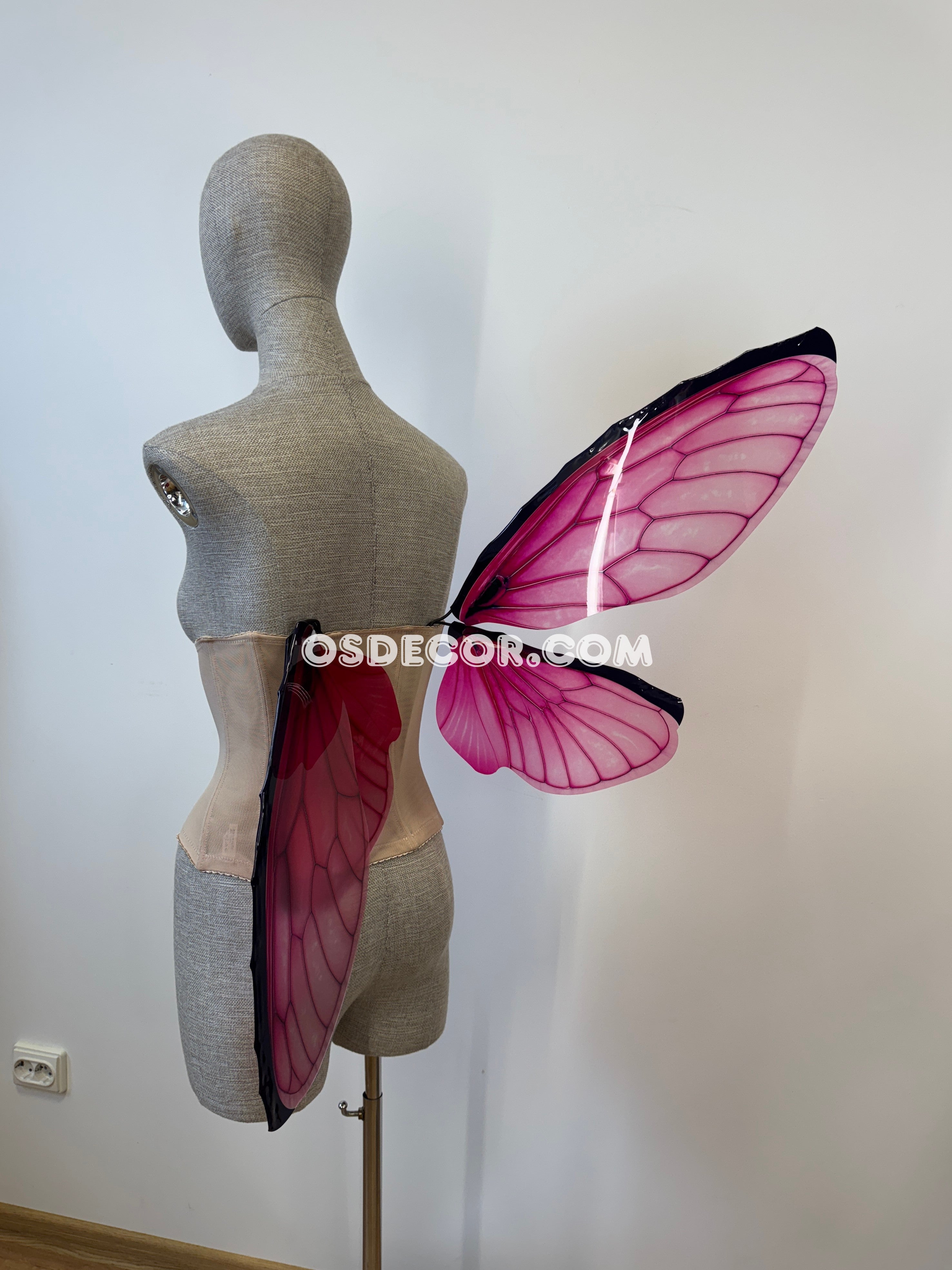 Pink Butterfly Fairy Elf Wings