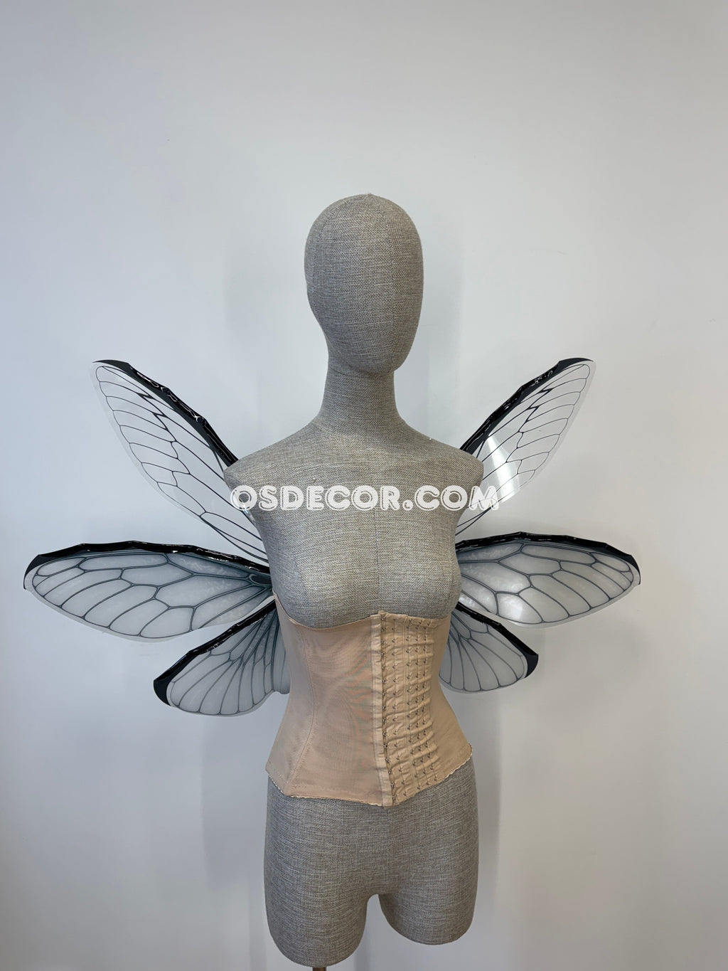 Grey Butterfly Fairy Elf Wings