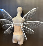White Transparent Butterfly Fairy Wings
