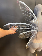 White Transparent Butterfly Fairy Wings