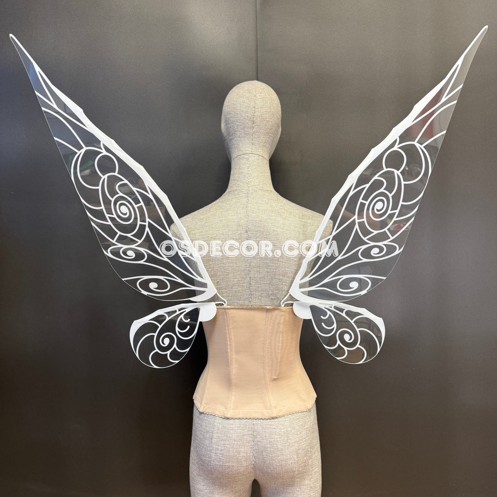 White Transparent Fairy Elf Wings