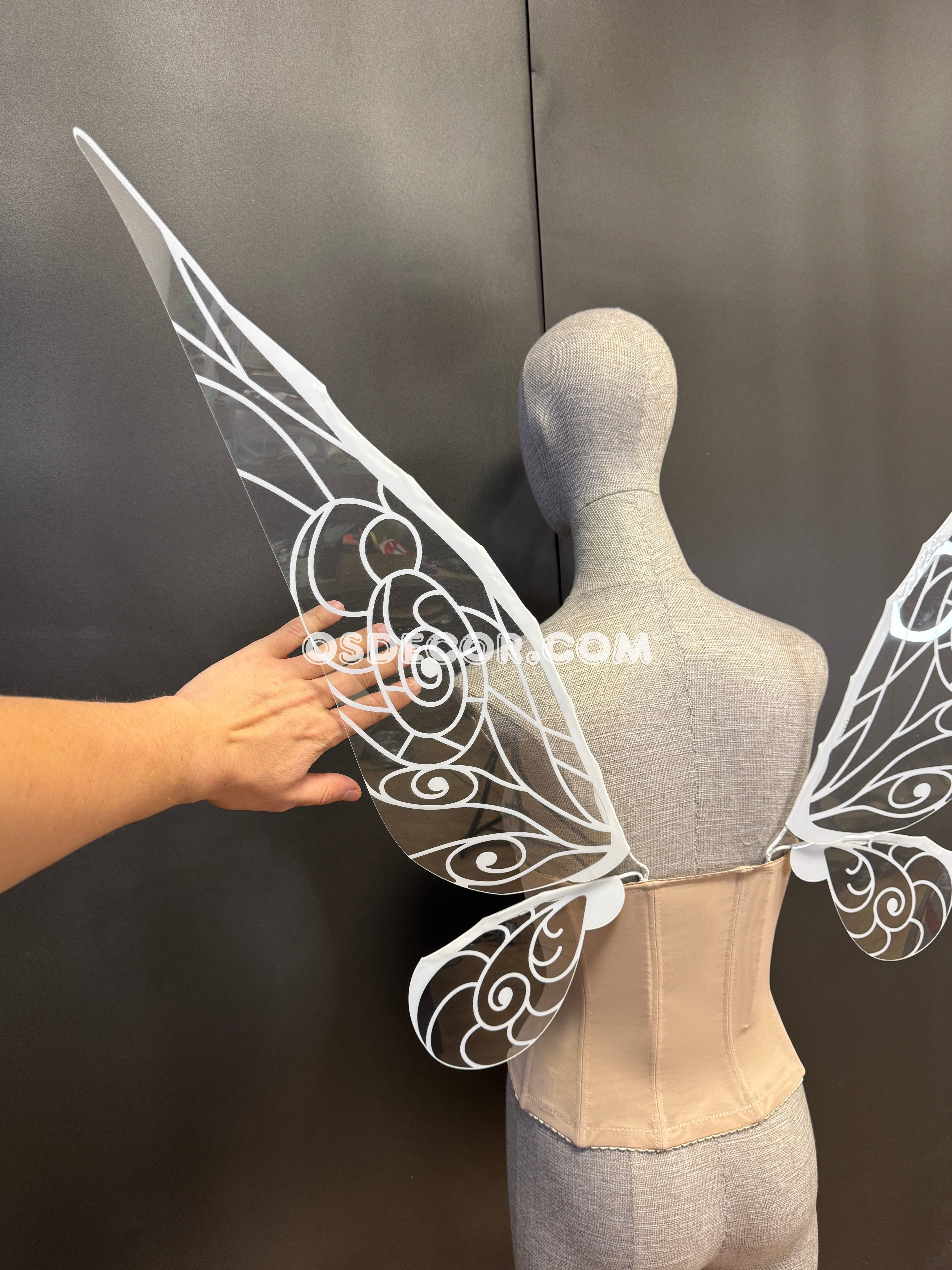 White Transparent Fairy Elf Wings