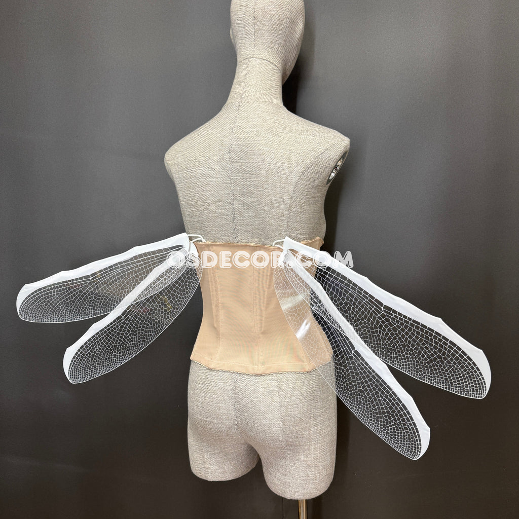 White Transparent Fairy Elf Dragonfly Wings