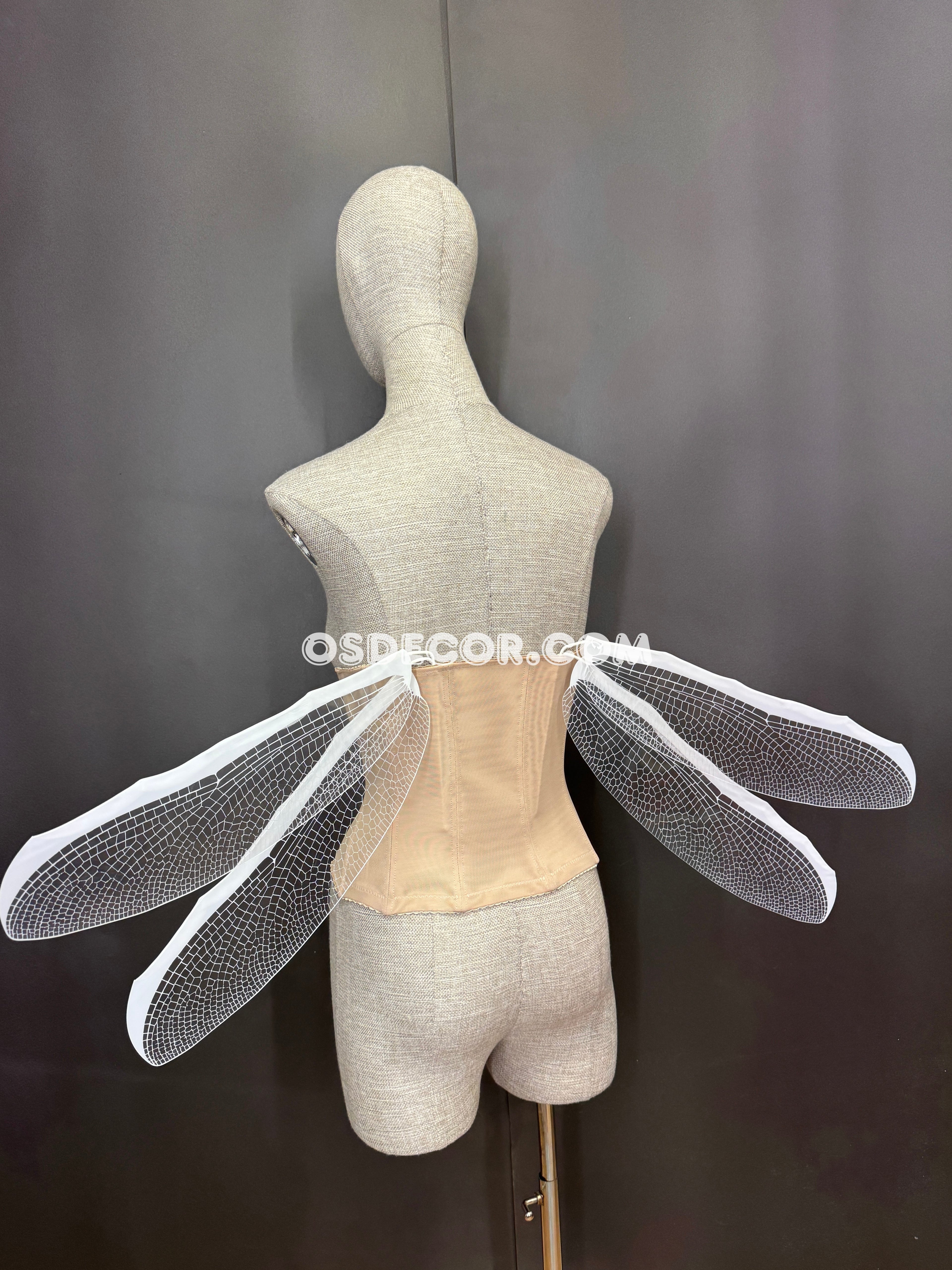 White Transparent Fairy Elf Dragonfly Wings