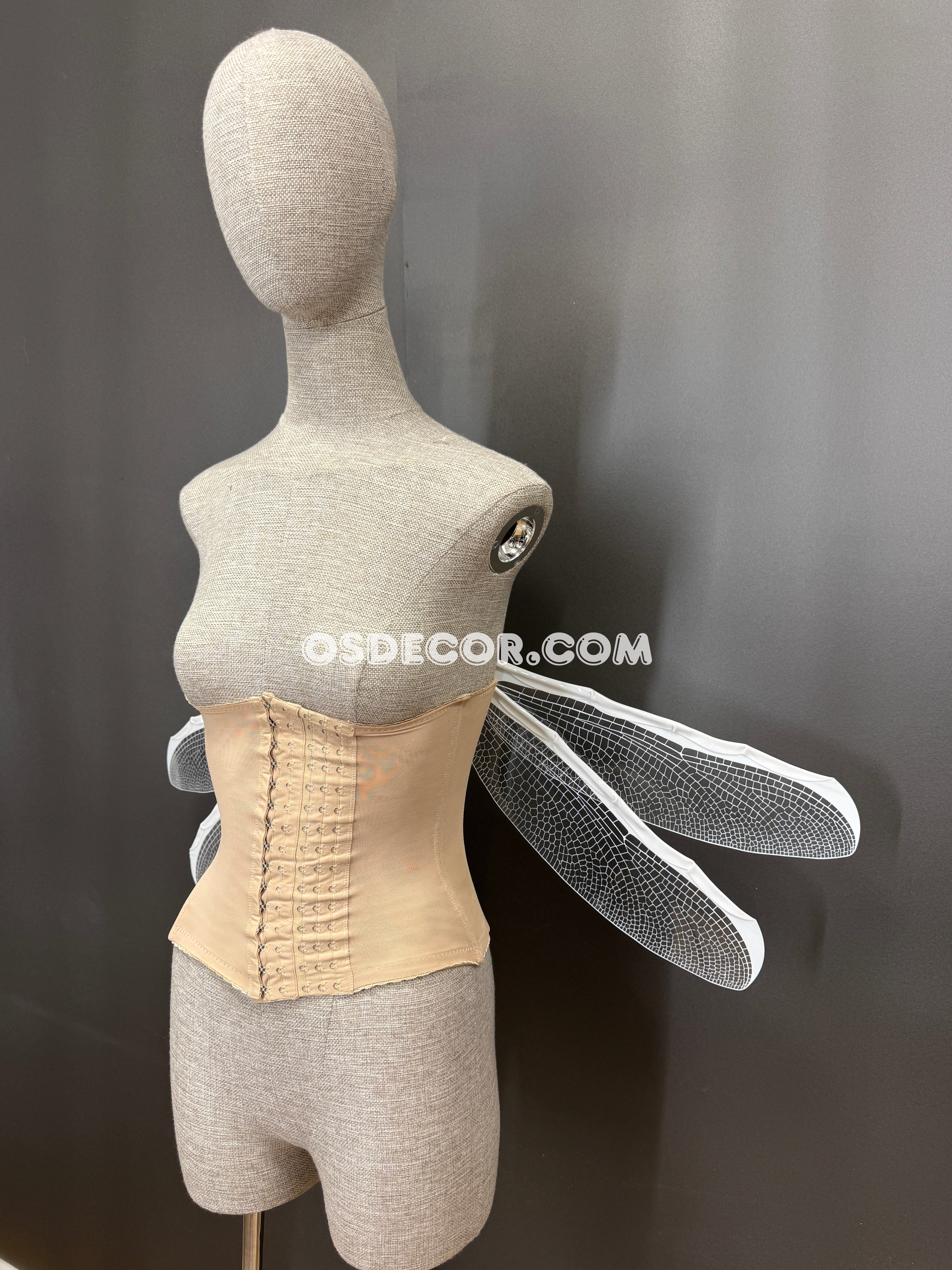 White Transparent Fairy Elf Dragonfly Wings