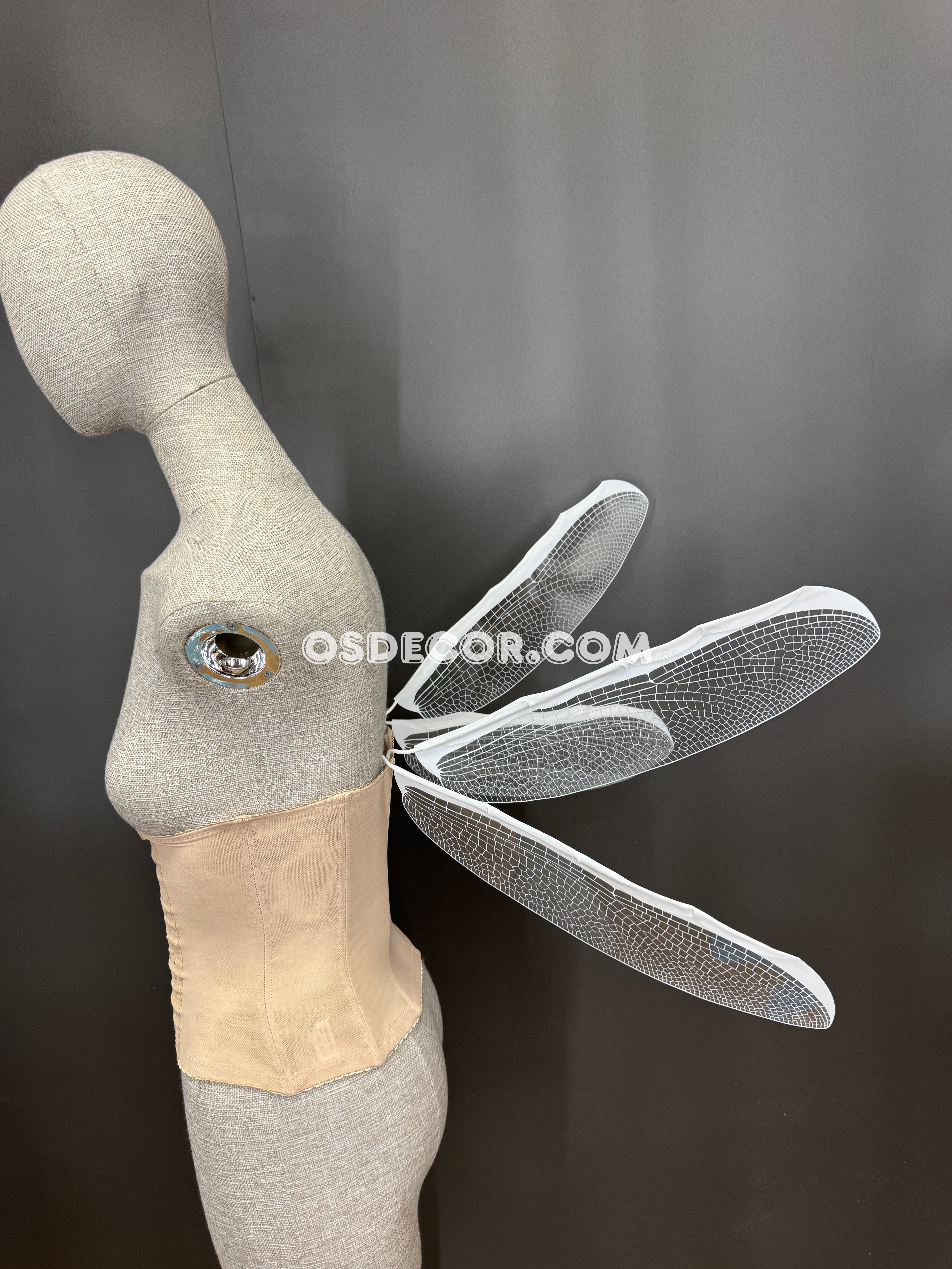 White Transparent Fairy Elf Dragonfly Wings