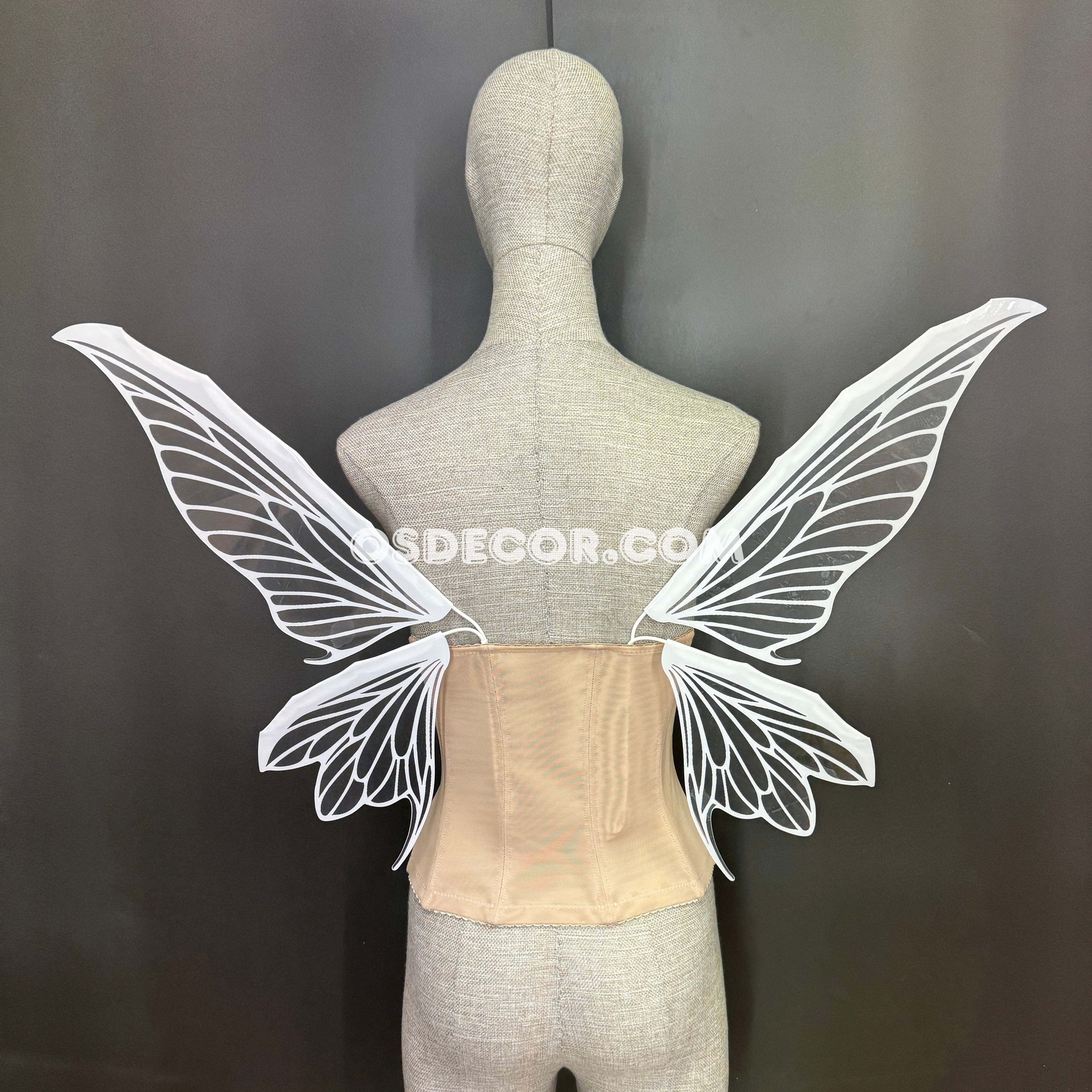 White Transparent Elf Fairy Wings