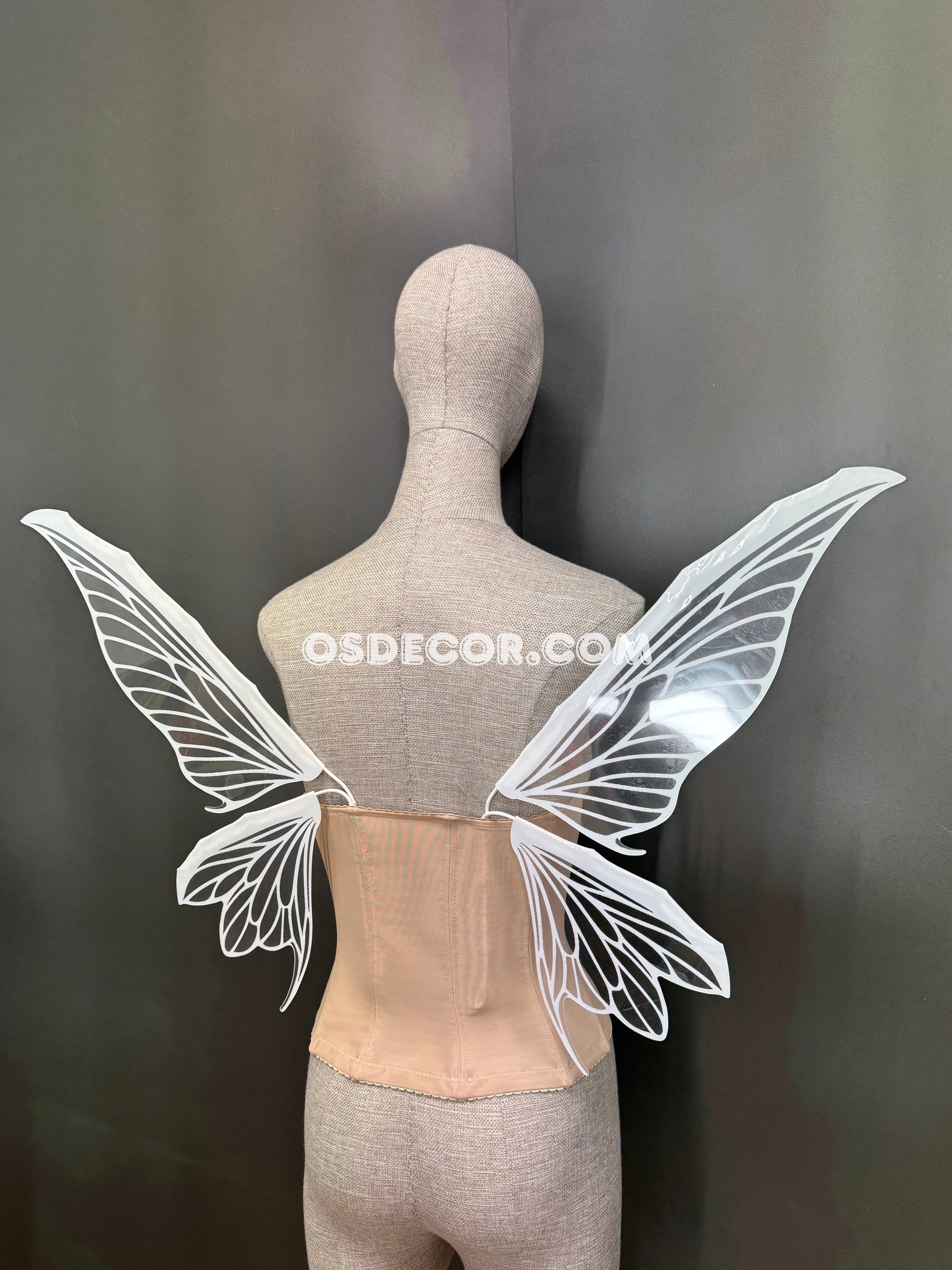White Transparent Elf Fairy Wings