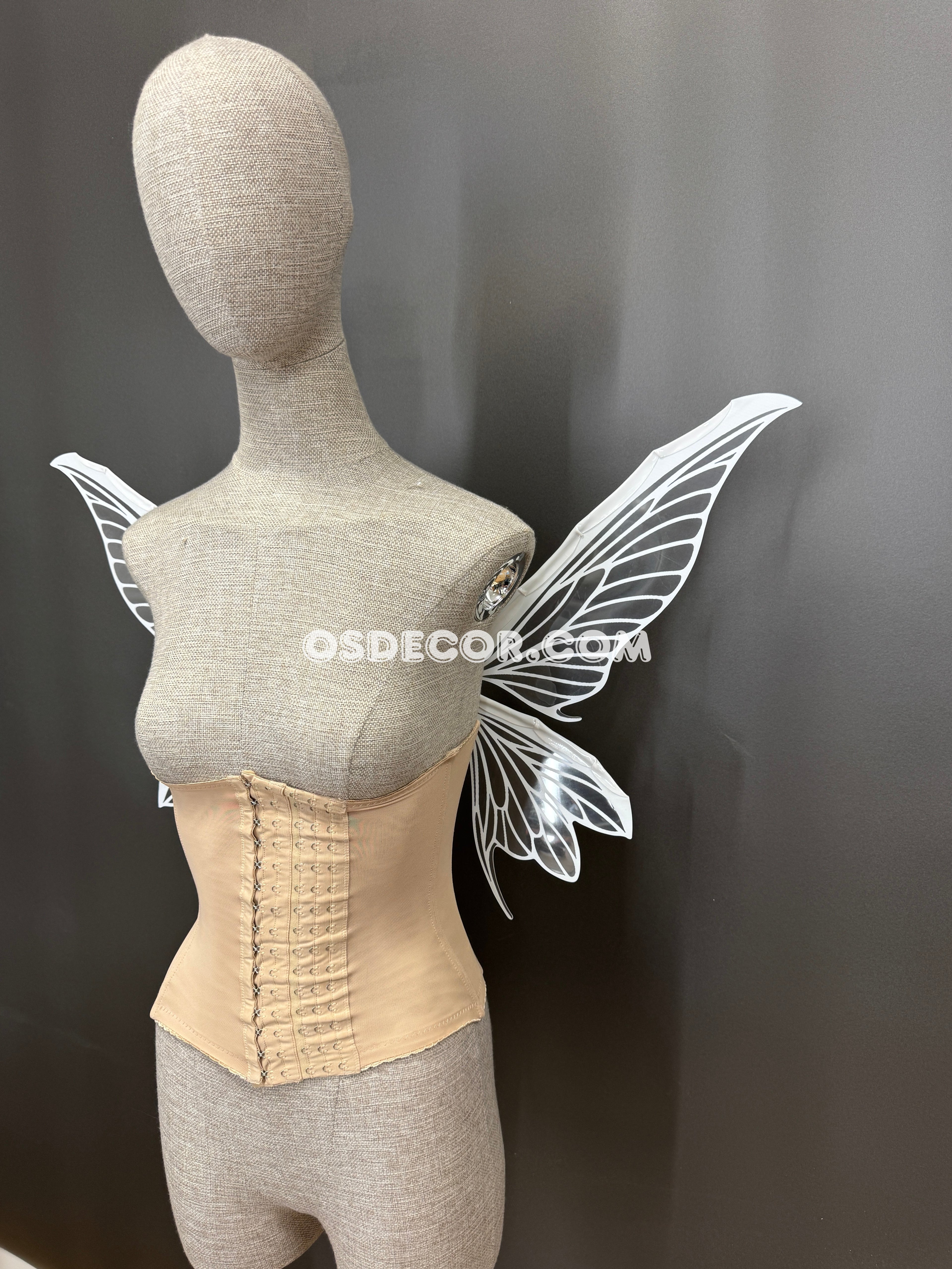 White Transparent Elf Fairy Wings