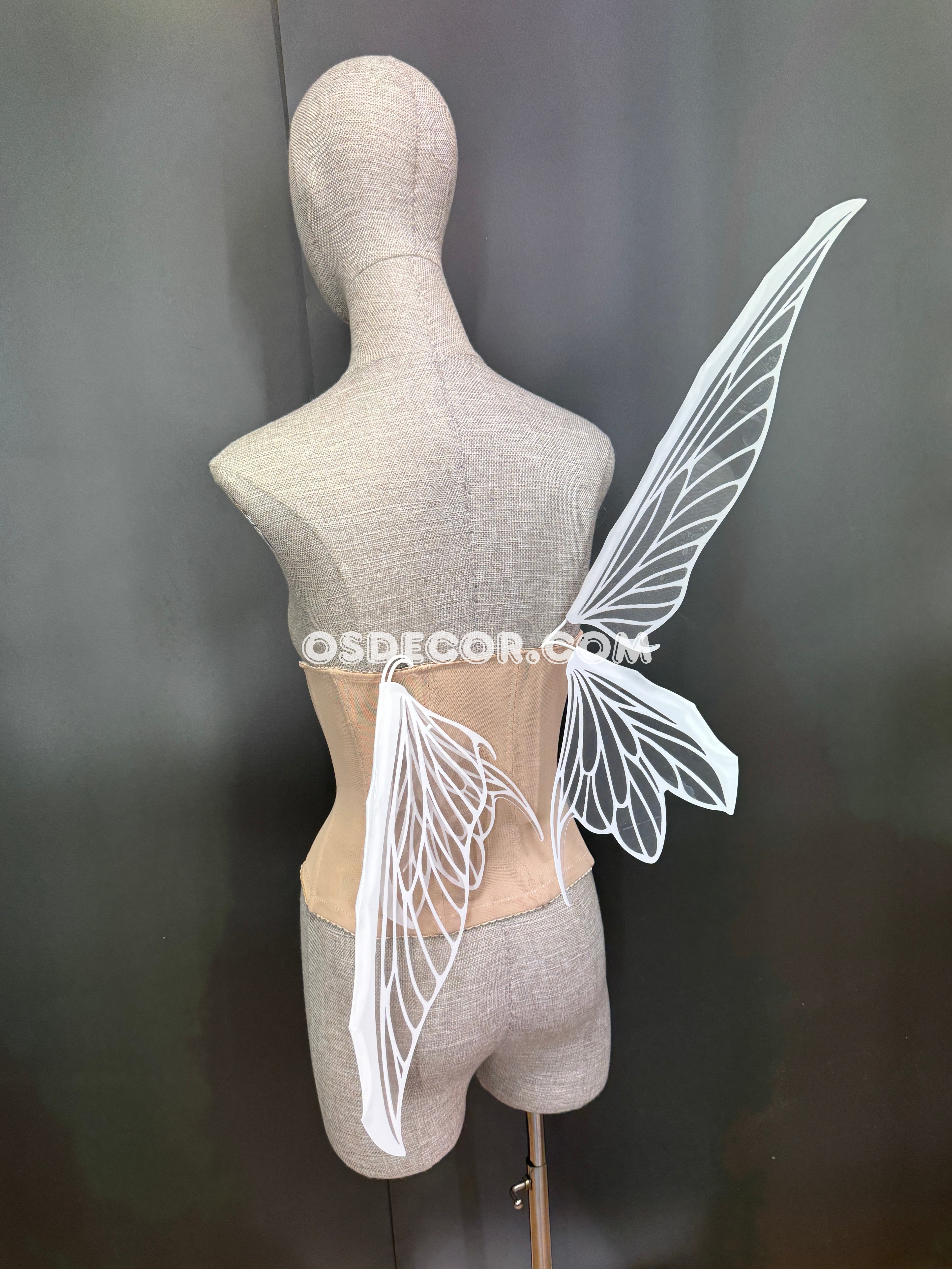 White Transparent Elf Fairy Wings
