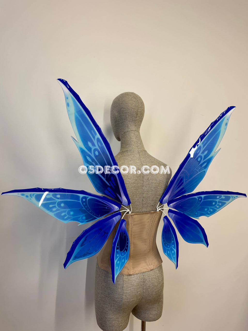 Blue Purple Dragonfly Elf Fairy Wings