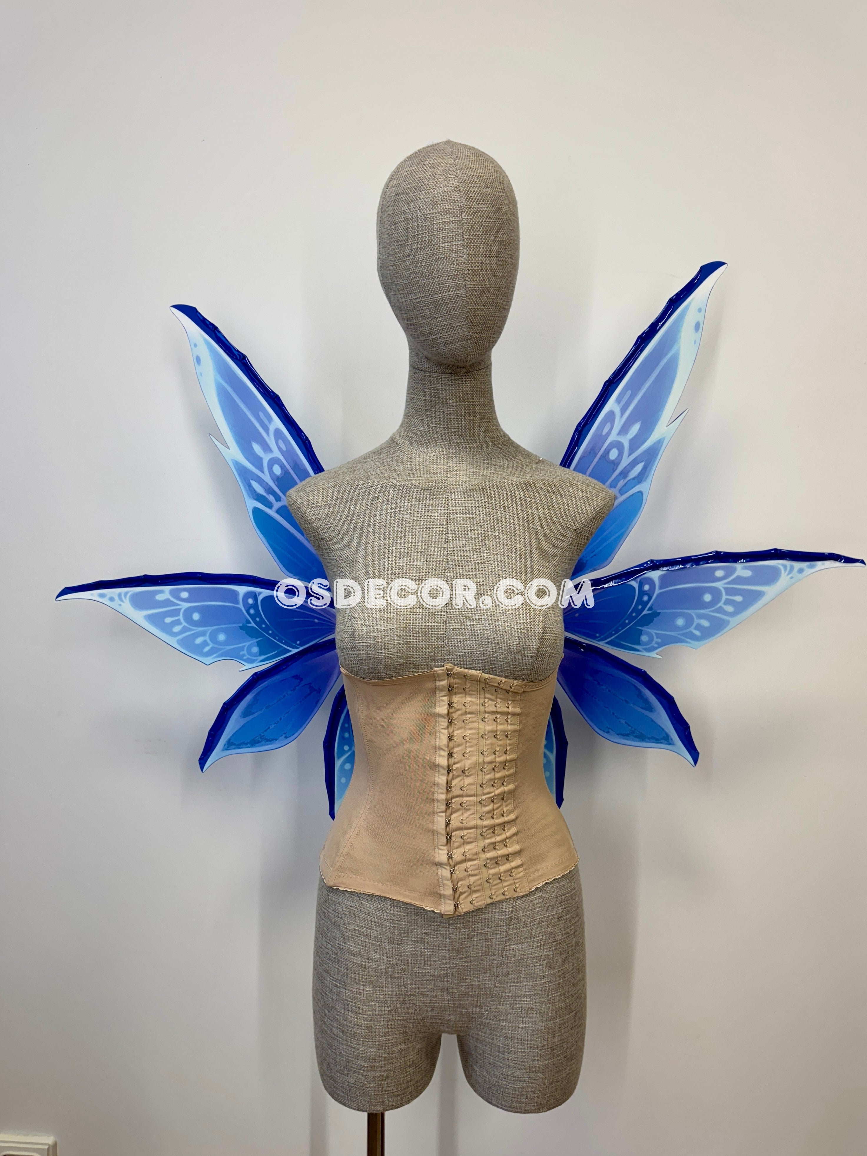 Blue Purple Dragonfly Elf Fairy Wings