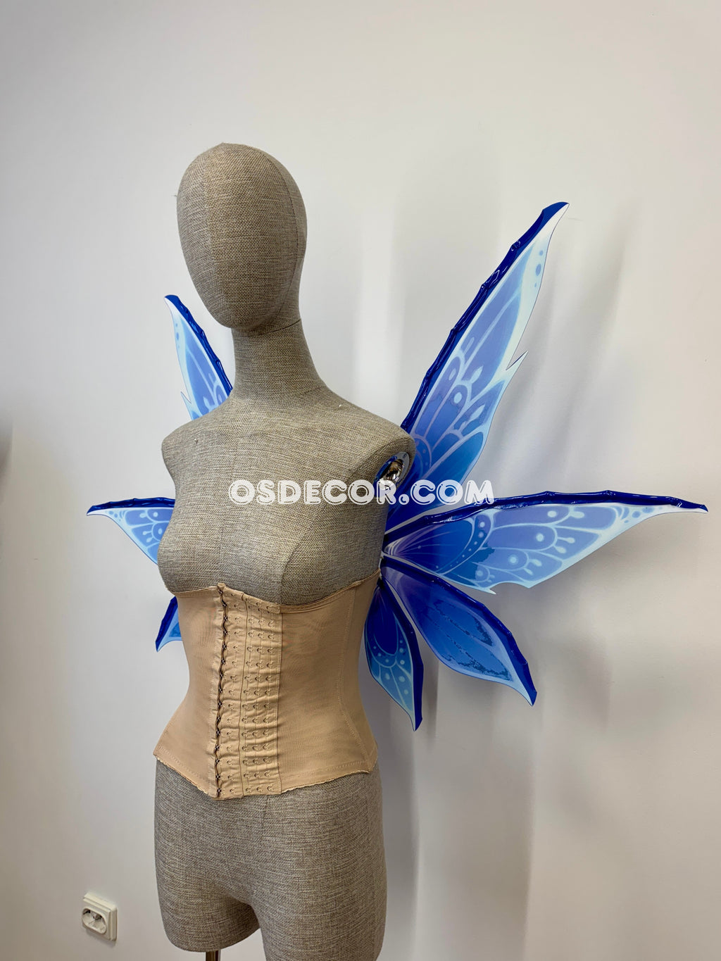 Blue Purple Dragonfly Elf Fairy Wings