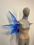 Blue Purple Dragonfly Elf Fairy Wings