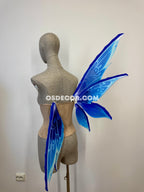 Blue Purple Dragonfly Elf Fairy Wings