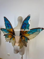 Blue Ember Fae Tropical Butterfly Mirage Fairy Wings