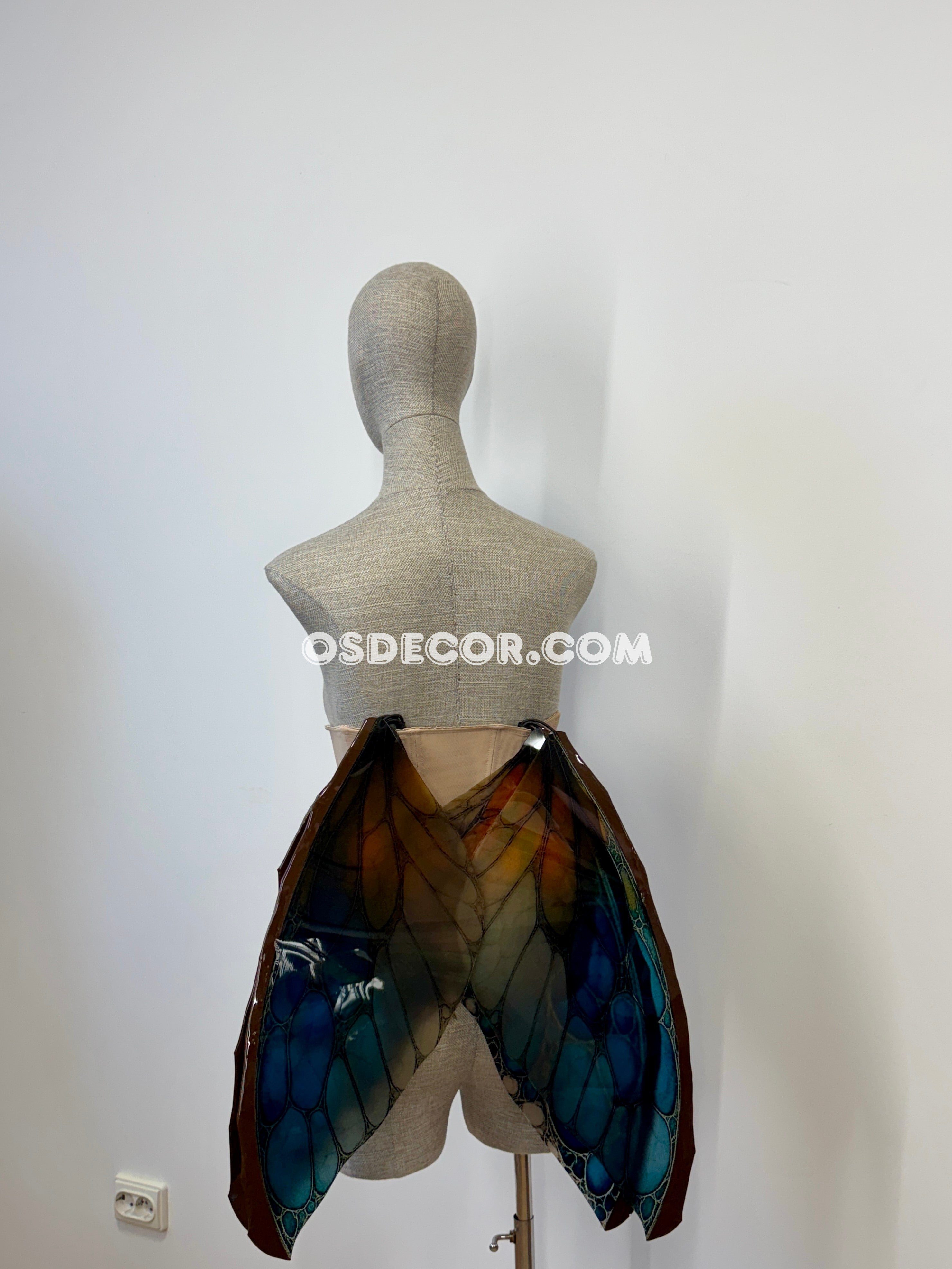 Blue Ember Fae Tropical Butterfly Mirage Fairy Wings