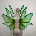 Green Turquoise Leaves Fairy Wings