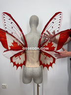 Red Canada Butterfly Fairy Maple Leaf Wings