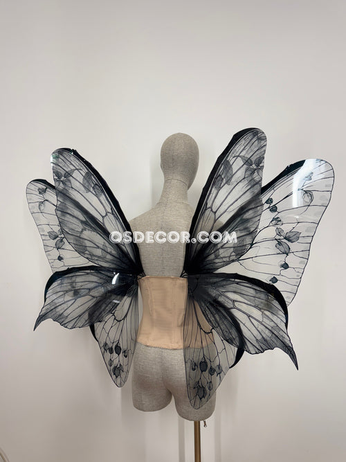 Black Leaves Fairy Wings