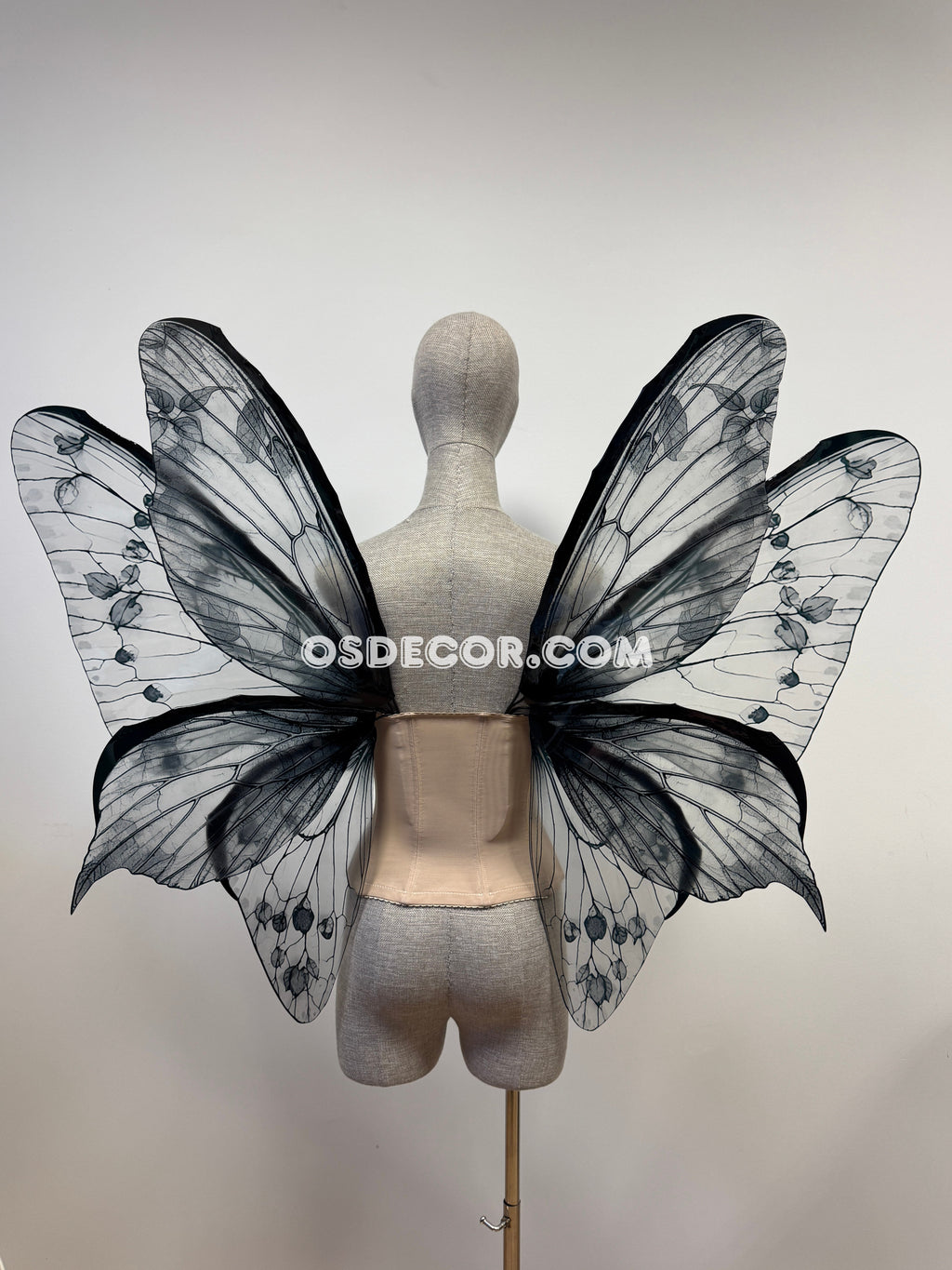 Black Leaves Fairy Wings