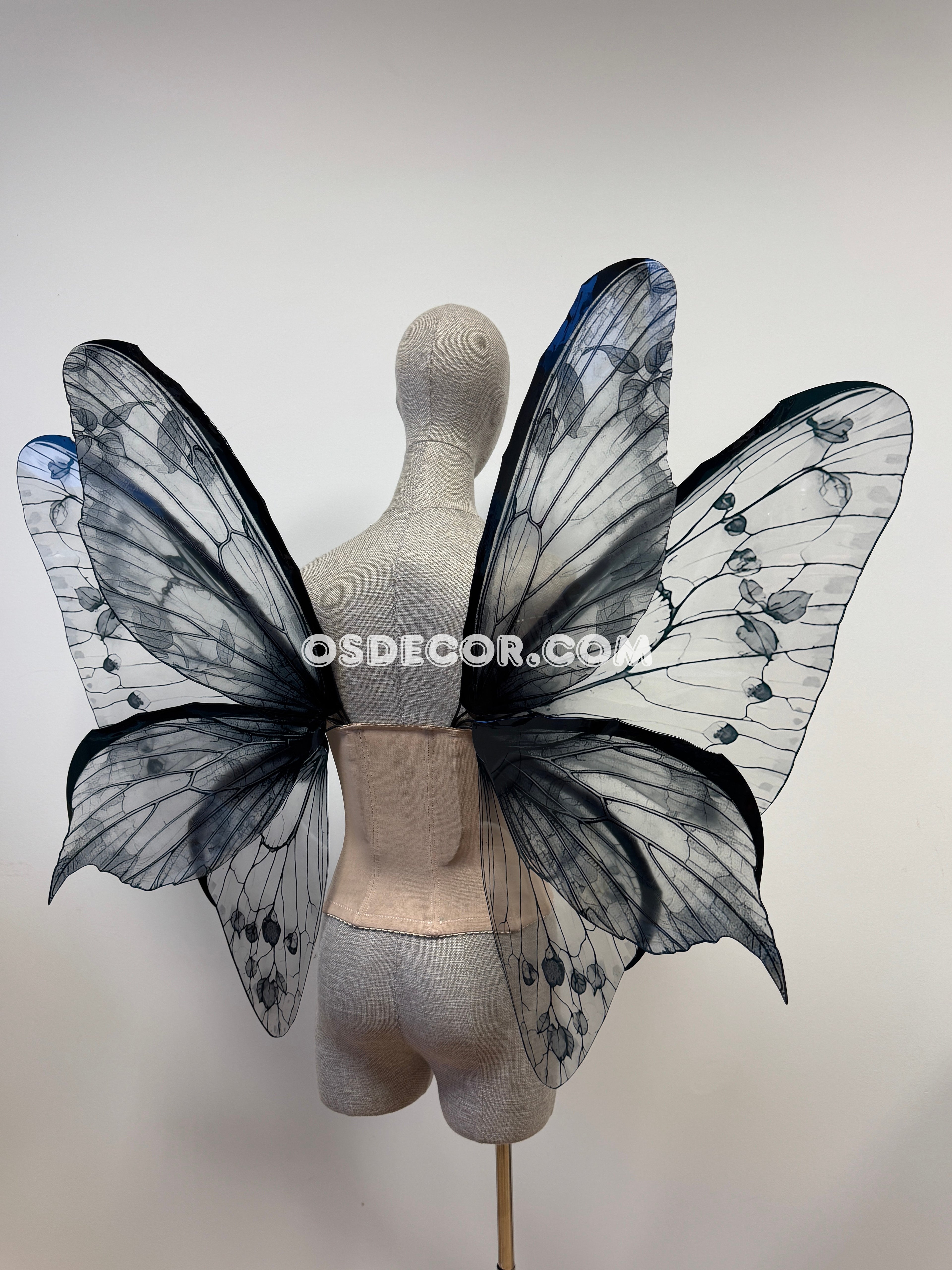 Black Leaves Fairy Wings