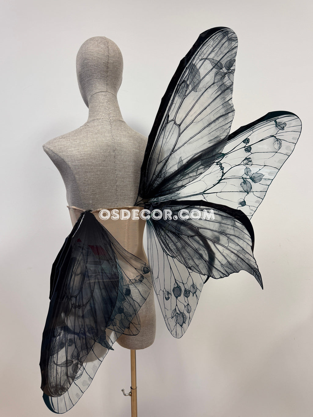 Black Leaves Fairy Wings