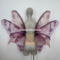 Pink Leaves Fairy Wings