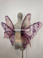 Pink Leaves Fairy Wings