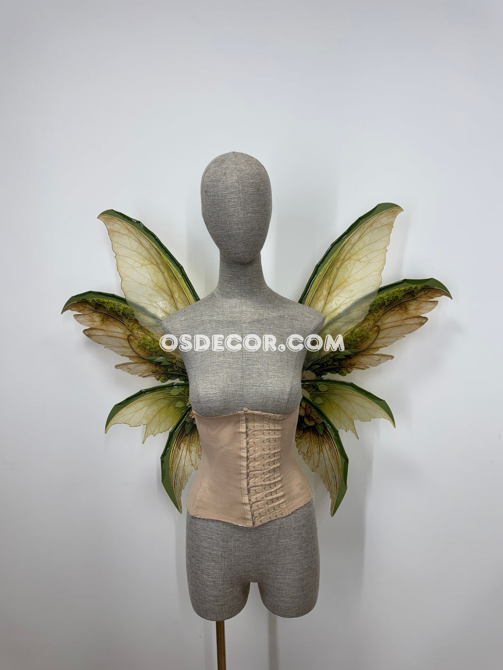 Green Brown Fairy Wings