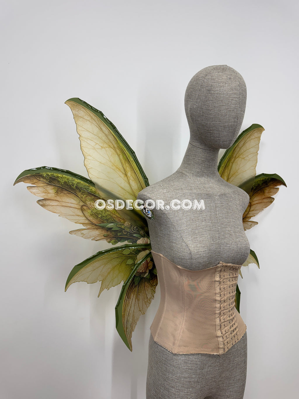 Green Brown Fairy Wings