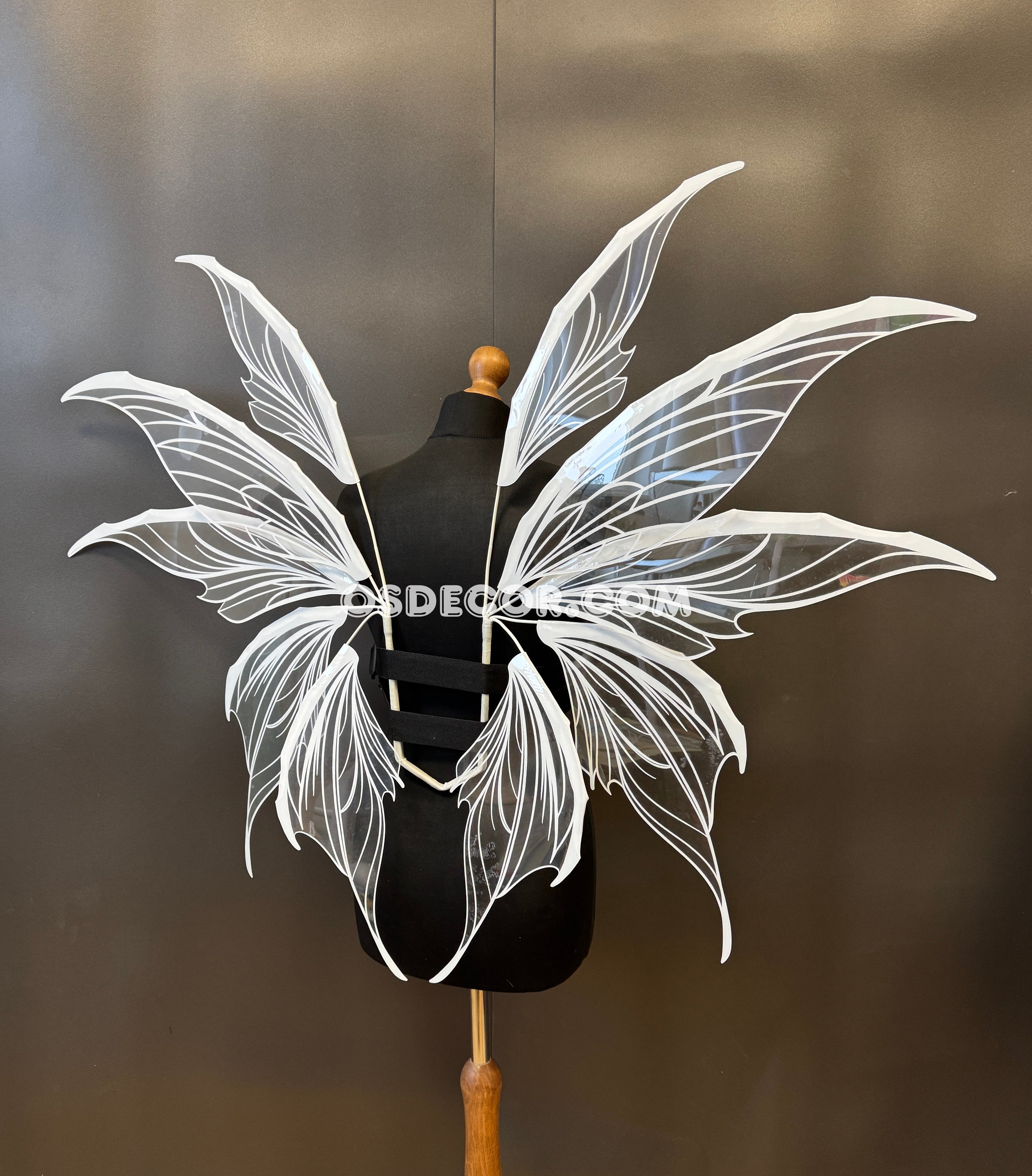 White Transparent Butterfly Fairy Wings