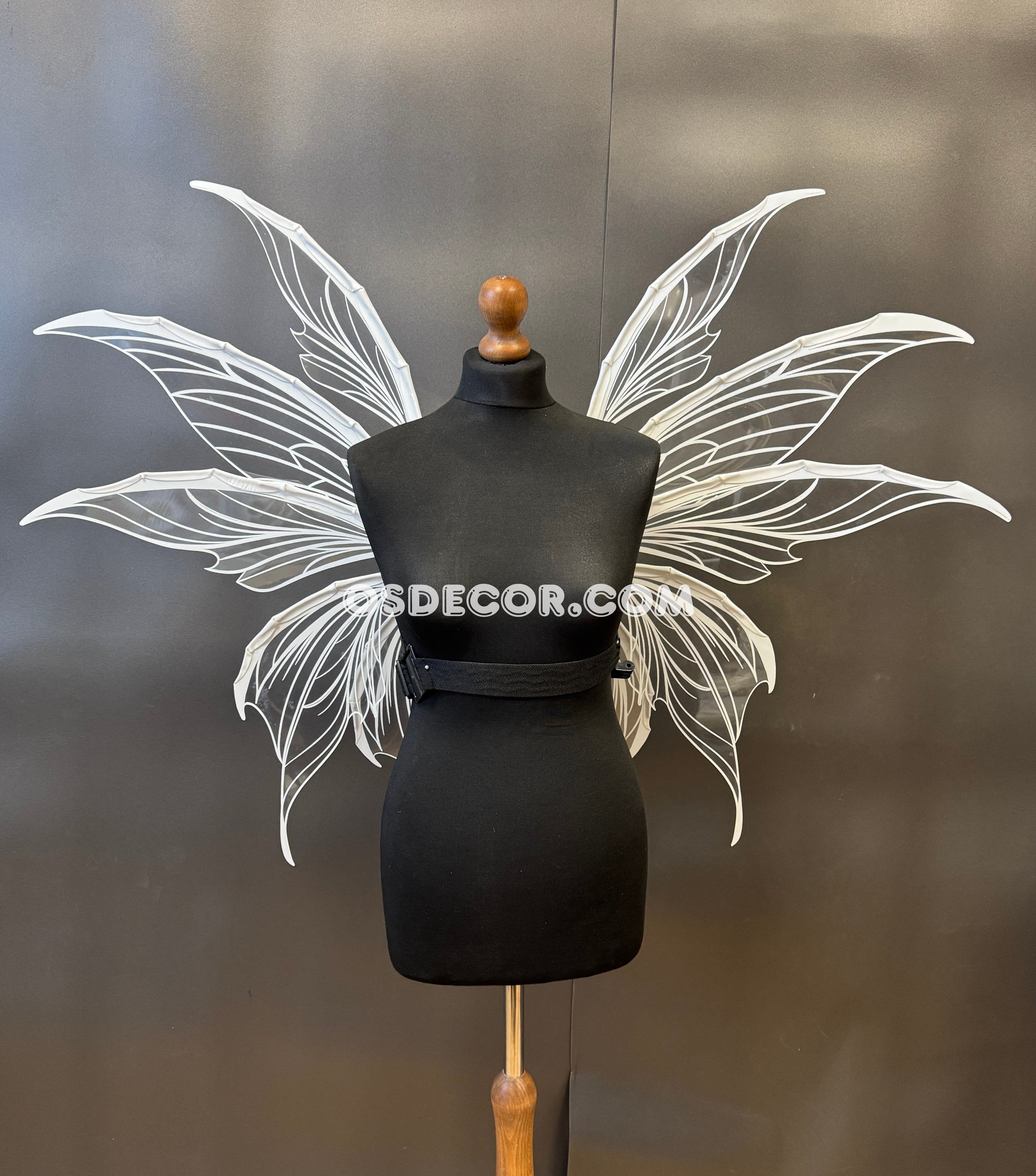White Transparent Butterfly Fairy Wings