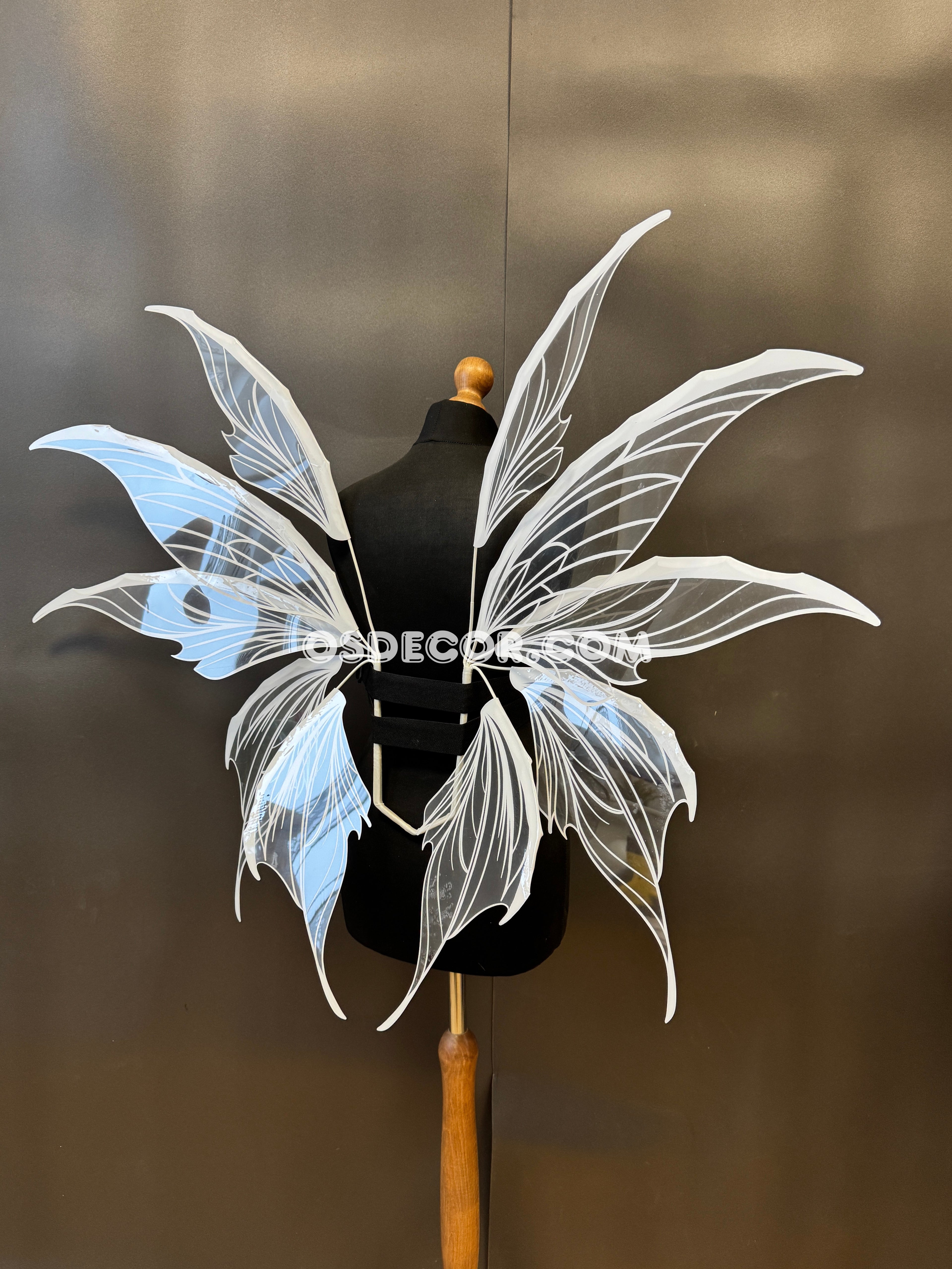 White Transparent Butterfly Fairy Wings