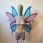 Blue Pink White Fairy Wings