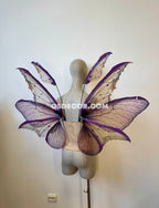 Pink Leaves Fairy Wings
