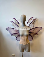 Pink Leaves Fairy Wings