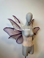 Pink Leaves Fairy Wings