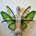 Green Flower Butterfly Fairy Wings