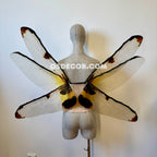 Yellow Brown Bug Fairy Wings