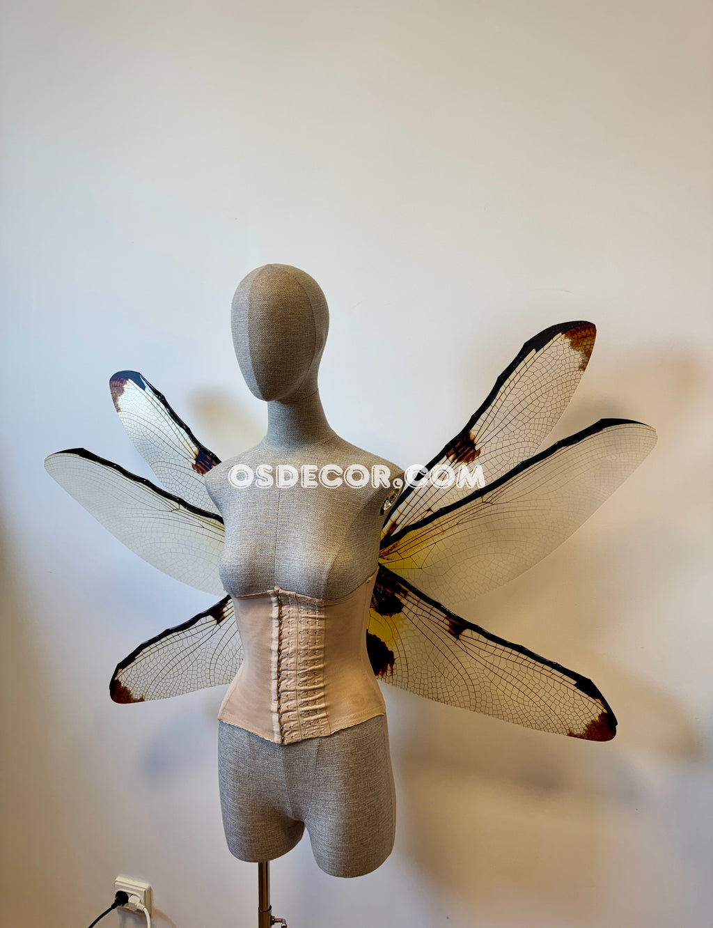 Yellow Brown Bug Fairy Wings