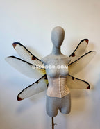Yellow Brown Bug Fairy Wings
