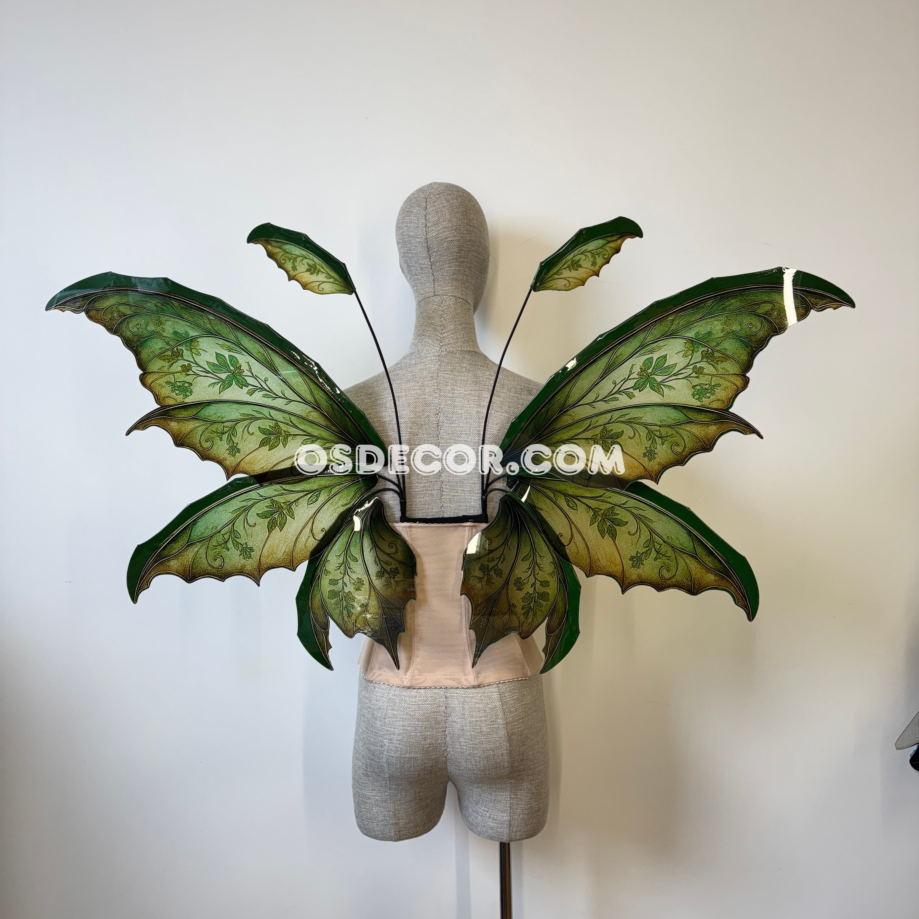 Green Enchanted Forest Fairy Wings