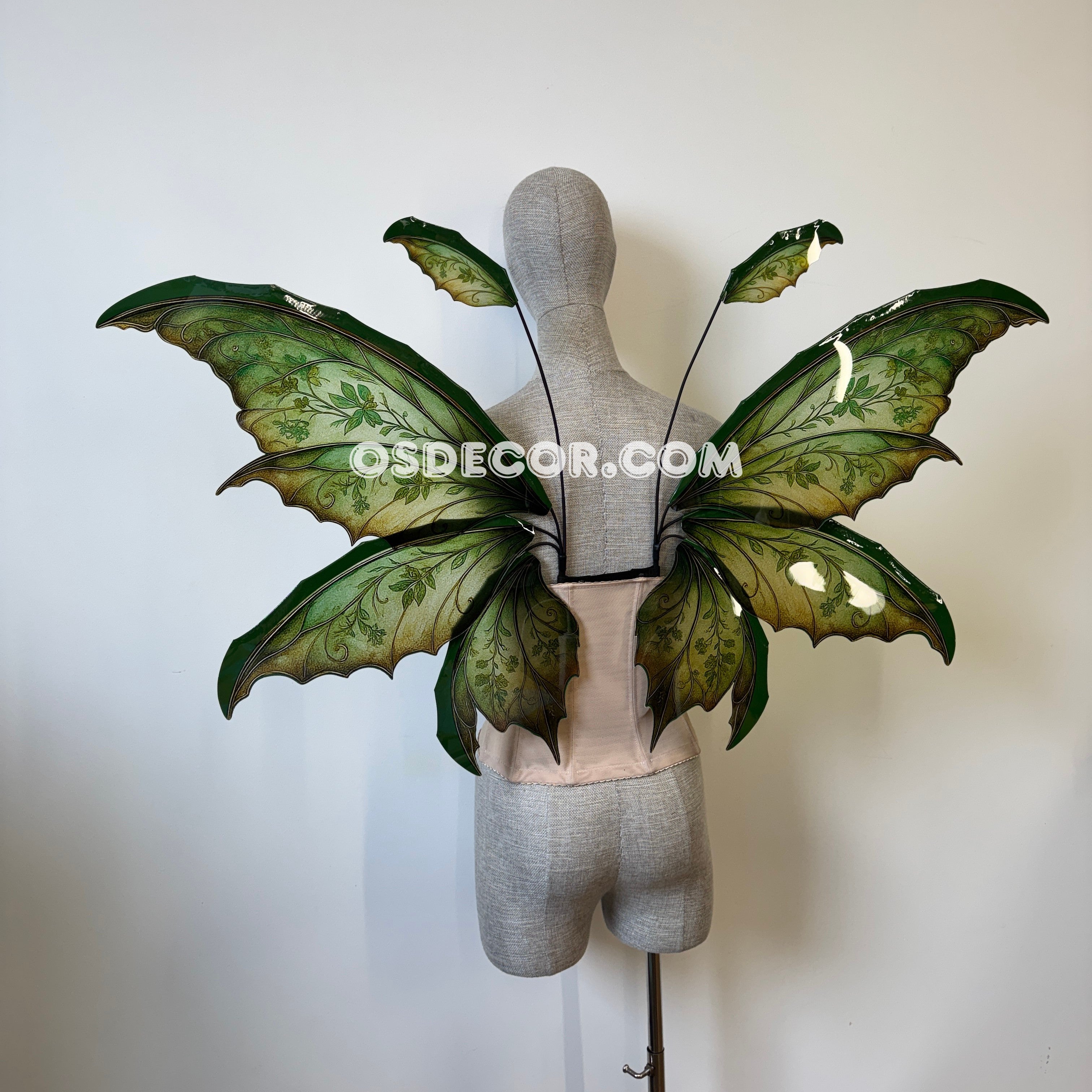 Green Enchanted Forest Fairy Wings