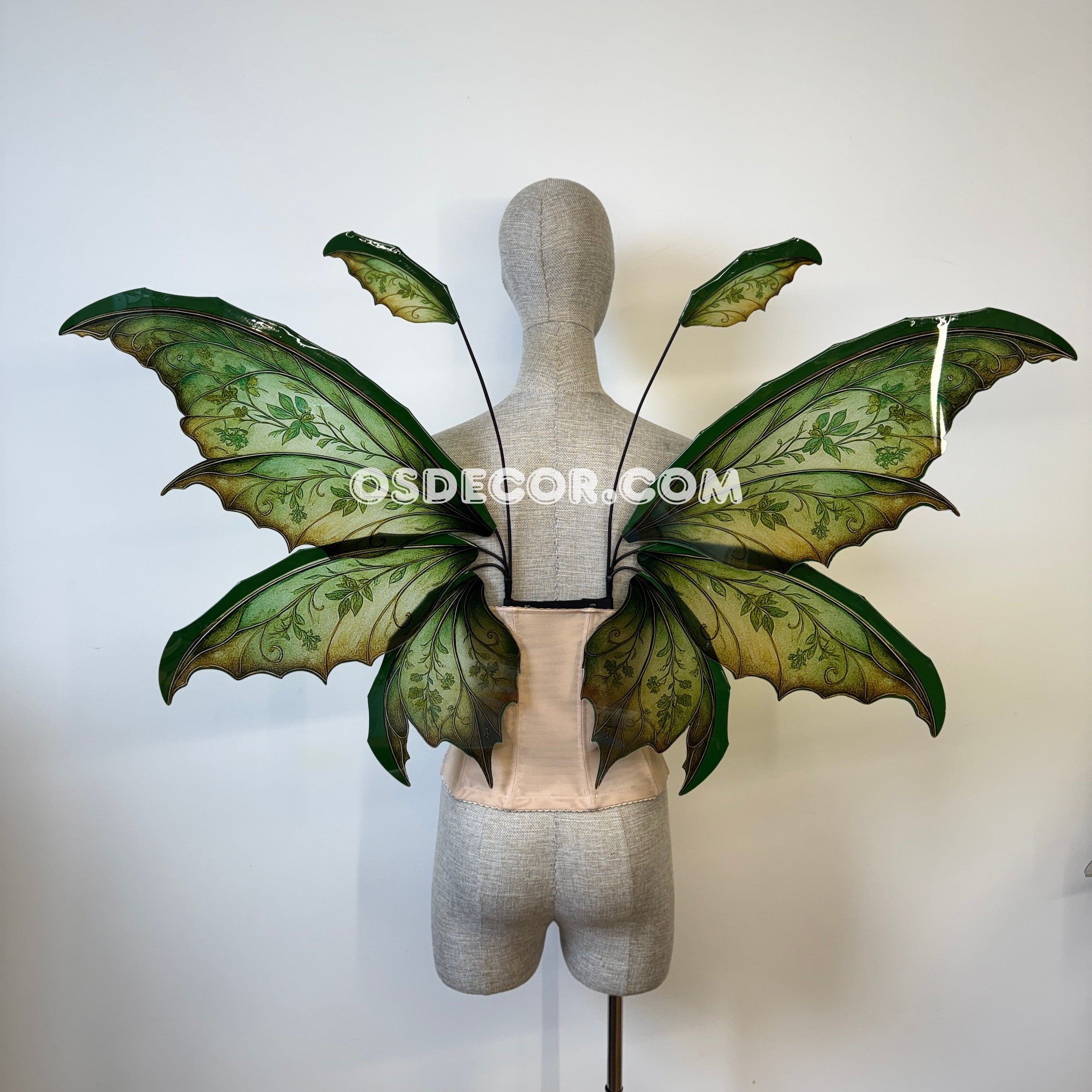 Green Enchanted Forest Fairy Wings