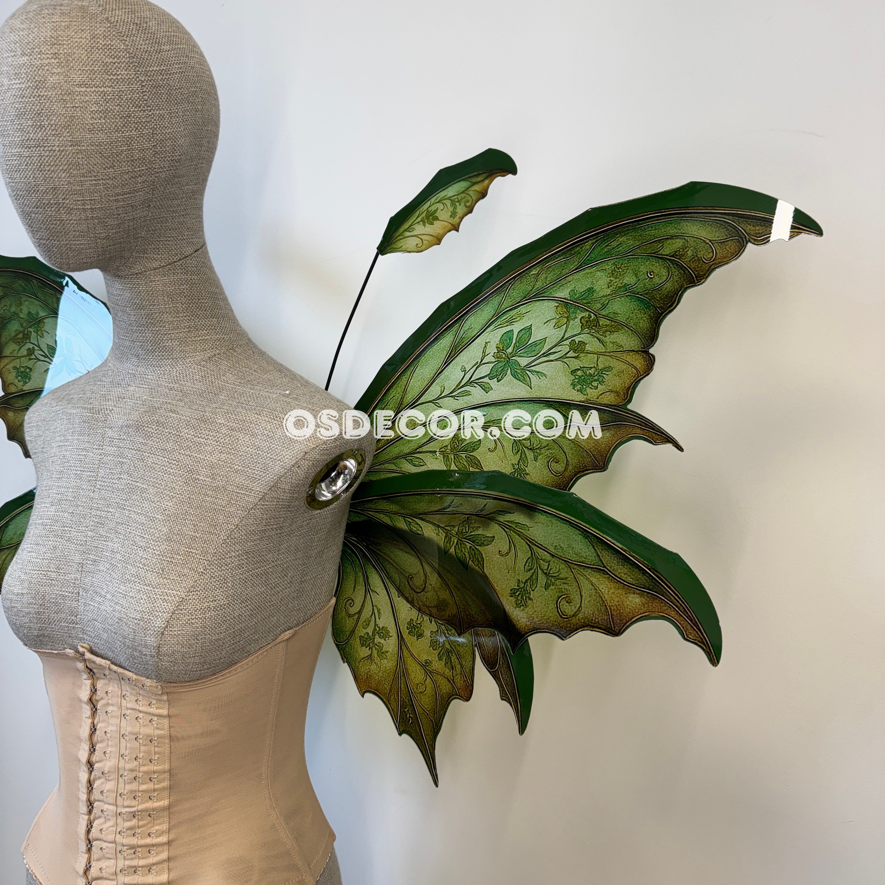 Green Enchanted Forest Fairy Wings
