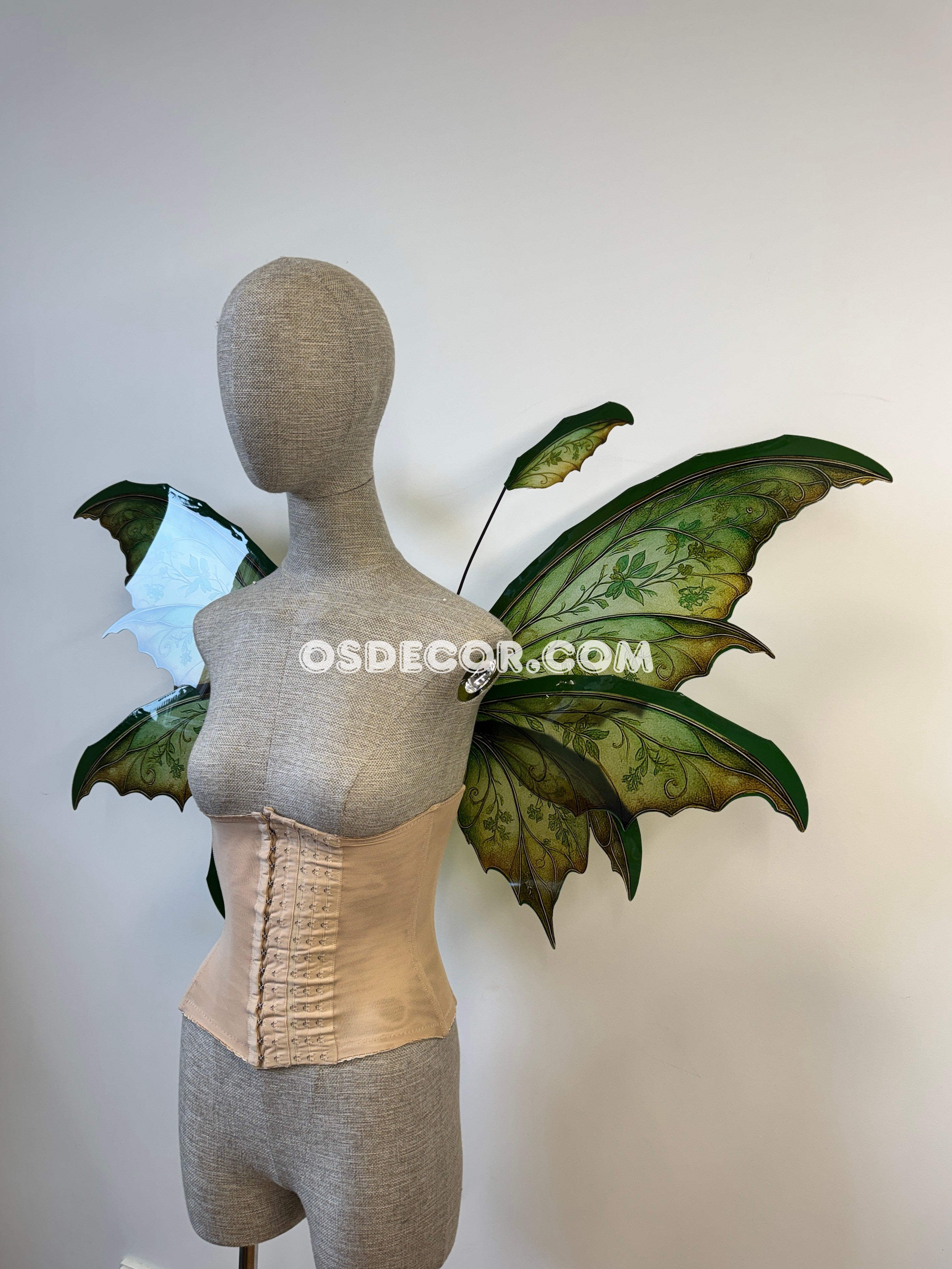 Green Enchanted Forest Fairy Wings